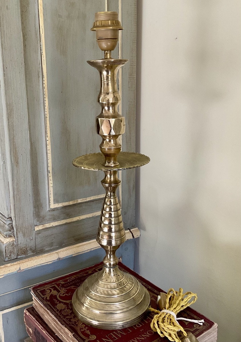 Moroccan Bronze Lamp Part 