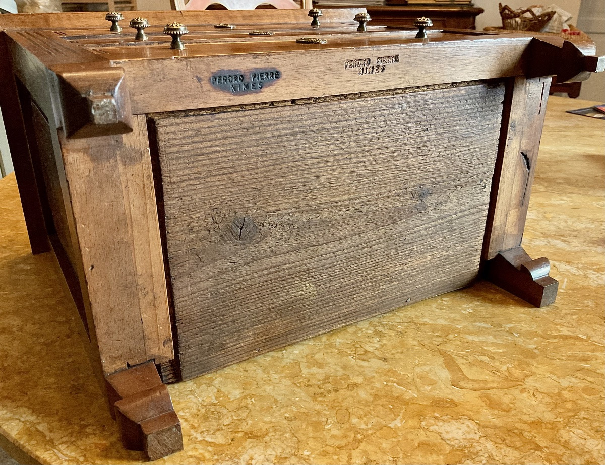 Small Louis XVI Style Maitrise Chest Of Drawers-photo-2