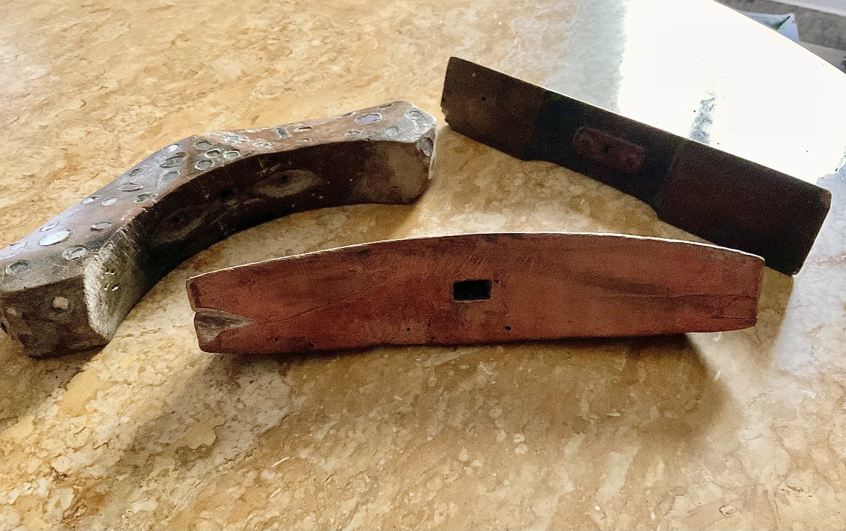 Ensemble de 4 miroirs aux alouettes de la fin du XIX°siècle -photo-3