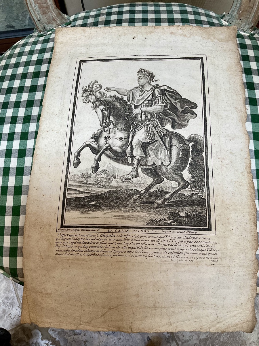 An 18th-century Engraving Depicting Caius Caligula