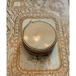 Boîte à mouches du XVIII ° siècle de forme circulaire 