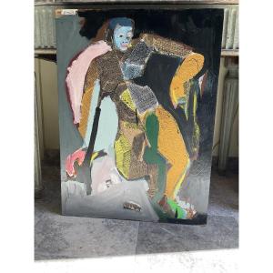 Oil On Isorel Sign Seguin