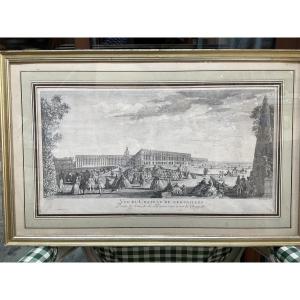 Pair Of Engravings: The Gardens Of Versailles And Saint-cloud, 1730
