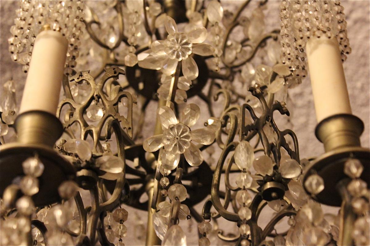 A Beautiful Chandelier Pendants, 10 Lights. Early Twentieth-photo-3