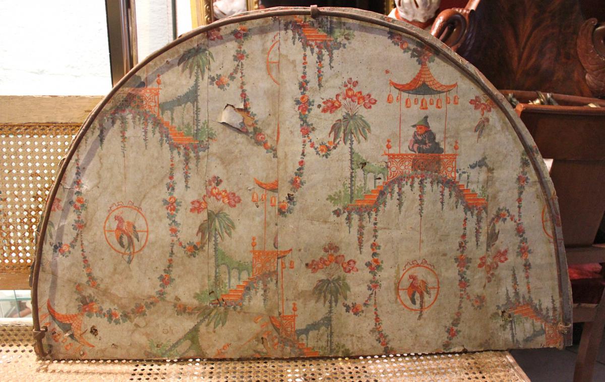 Ciel De Lit XVIIIeme Decor Aux Chinois