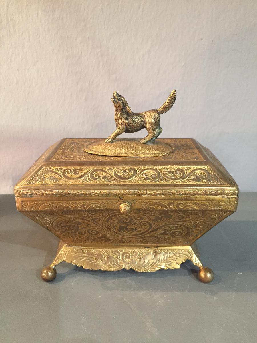 Coffret Forme Sarcophage XIXeme