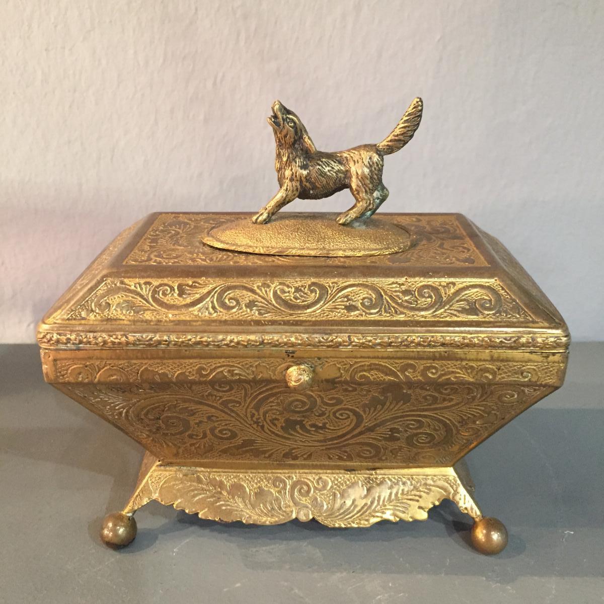 Coffret Forme Sarcophage XIXeme-photo-1