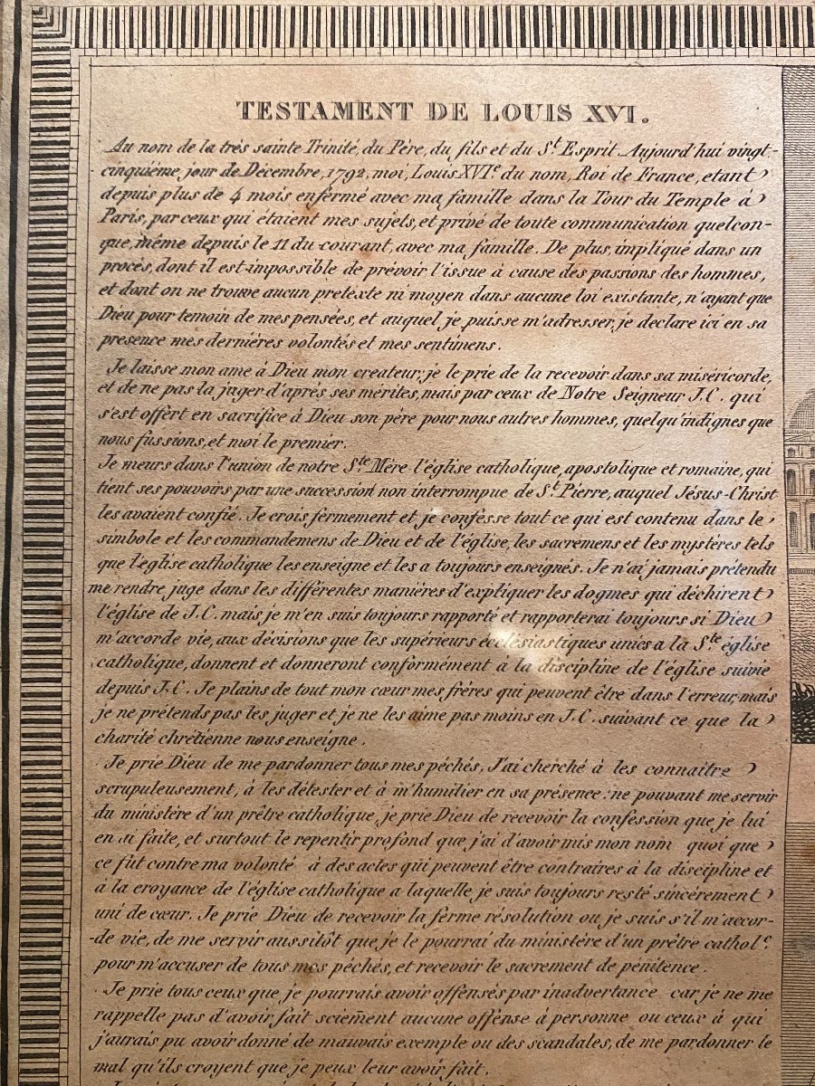 Gravure Calendrier Dieudonné Ou La Gloire Des Bourbons Dédié à Monseigneur Le Duc De Bordeaux.-photo-8