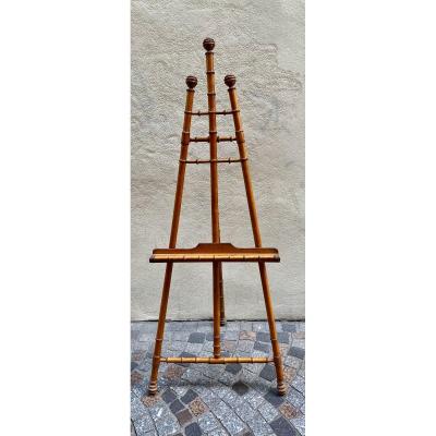 Salon Easel In Bamboo And Light Wood Mid XIXth Napoleon III.