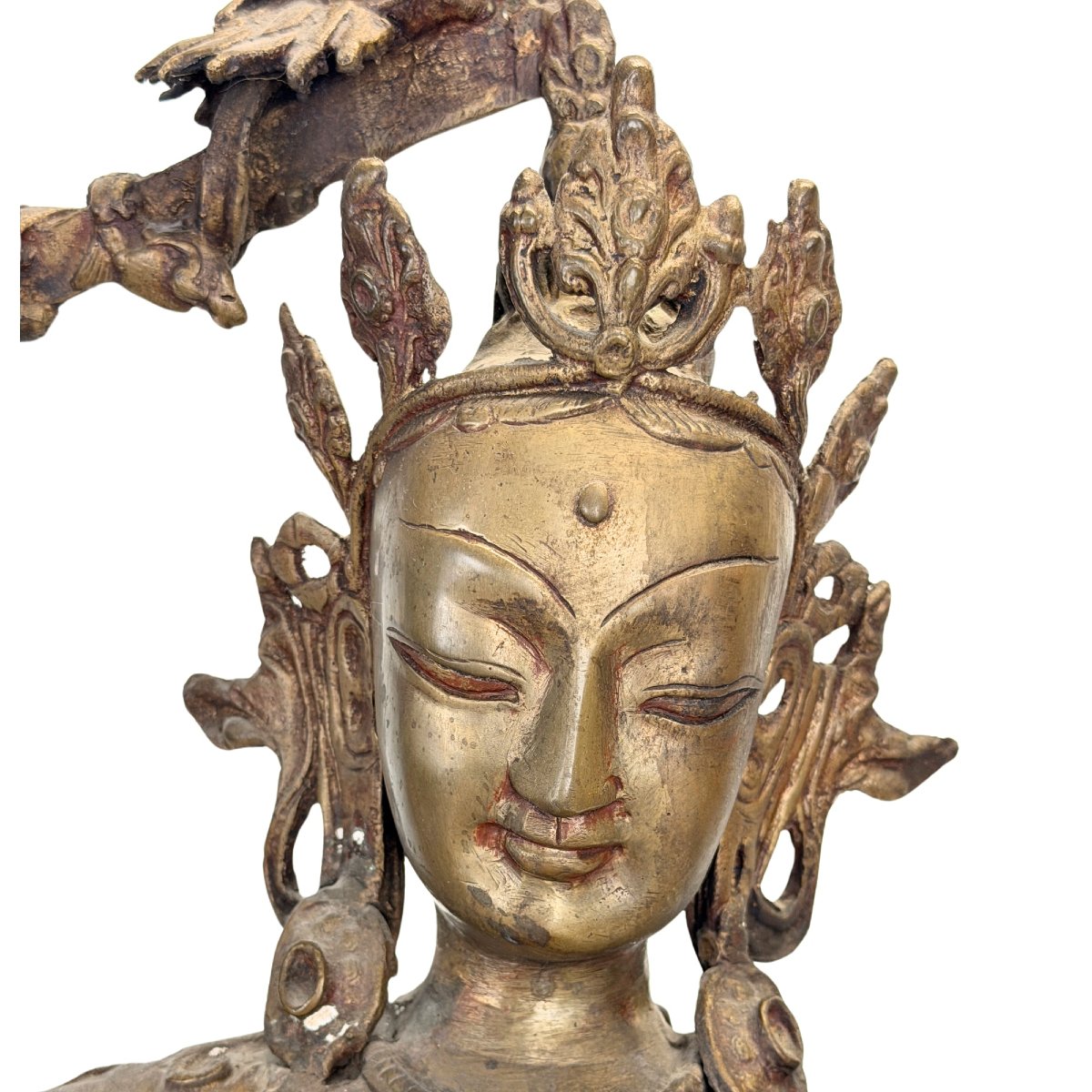 Mañjuśrī en bronze – Népal, vallée de Katmandou, XIXe siècle, 57 cm-photo-1