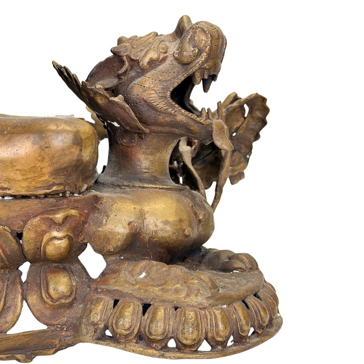 Mañjuśrī en bronze – Népal, vallée de Katmandou, XIXe siècle, 57 cm-photo-5