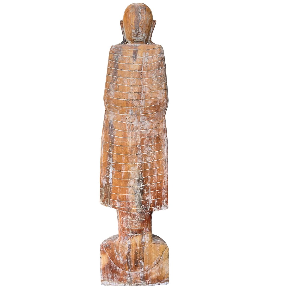 Arhat médicinal birman en teck – XVIIIe siècle, 151,5 cm-photo-2