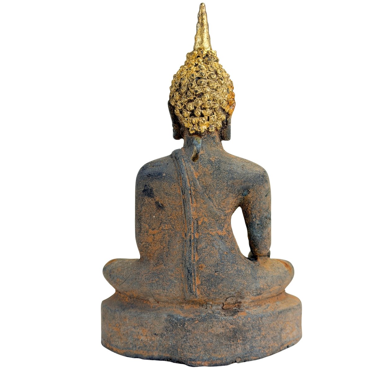 Gilded Bronze Buddha From Ayutthaya – Thailand, 17th–early 18th Century-photo-6