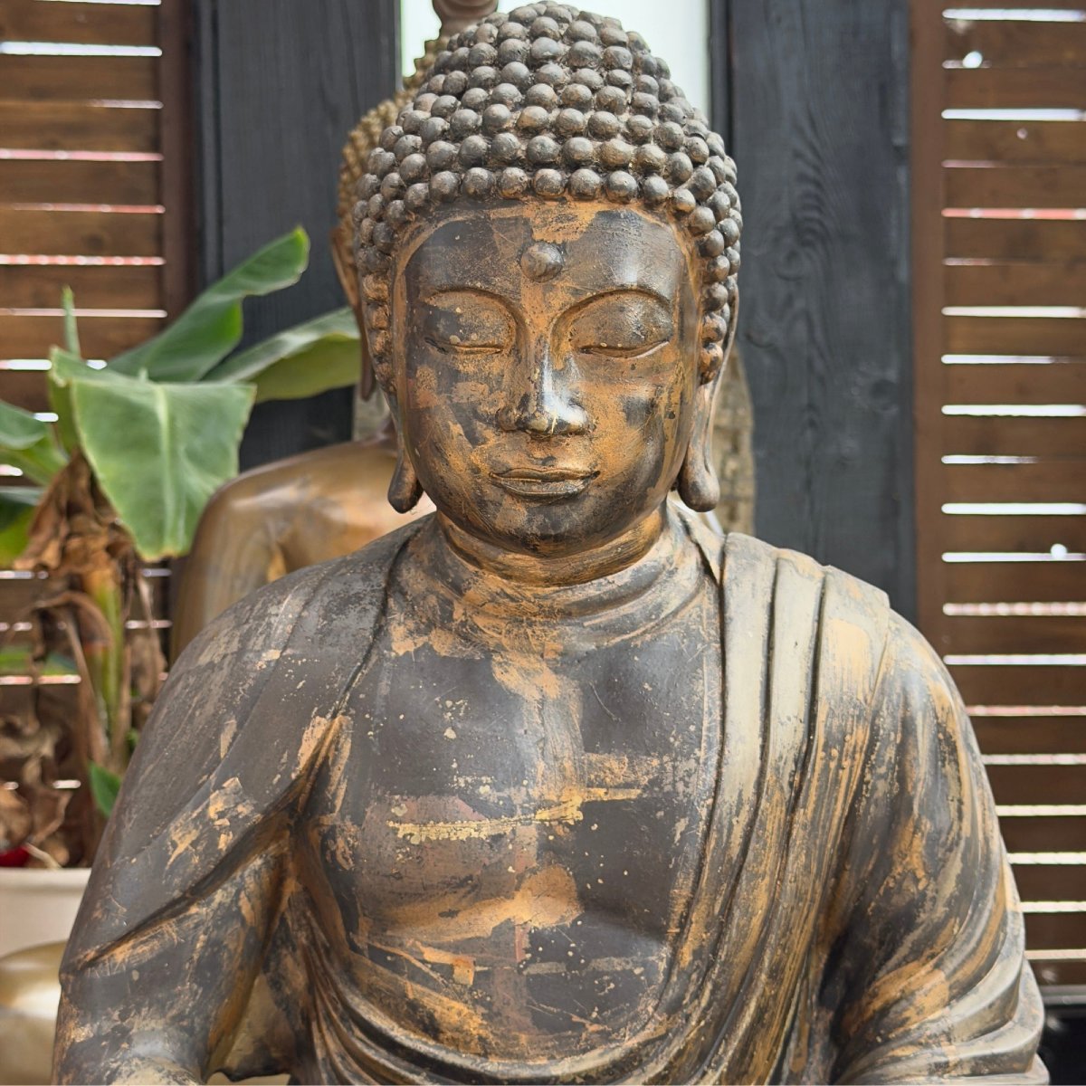 Japanese Gilded Bronze Buddha – Meiji Period, Circa 1900-photo-3