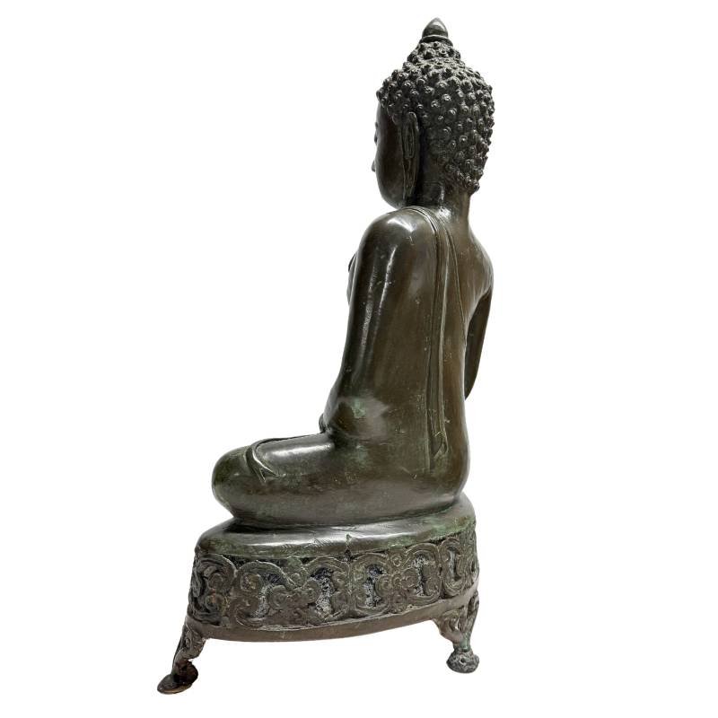 Thai Bronze Shakyamuni Buddha – Lan Na, 19th Century-photo-4