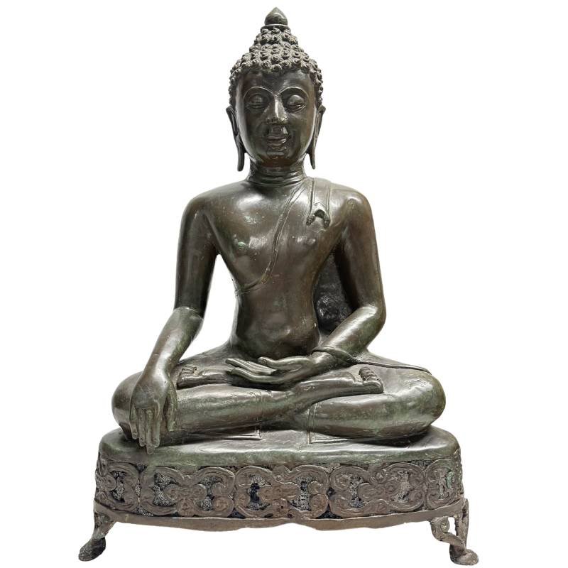 Thai Bronze Shakyamuni Buddha – Lan Na, 19th Century