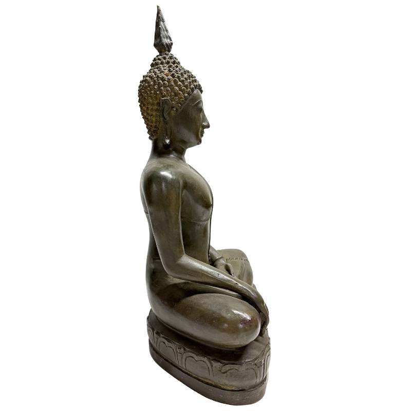 Thai Bronze Shakyamuni Buddha – Sukhothai, 19th Century-photo-3