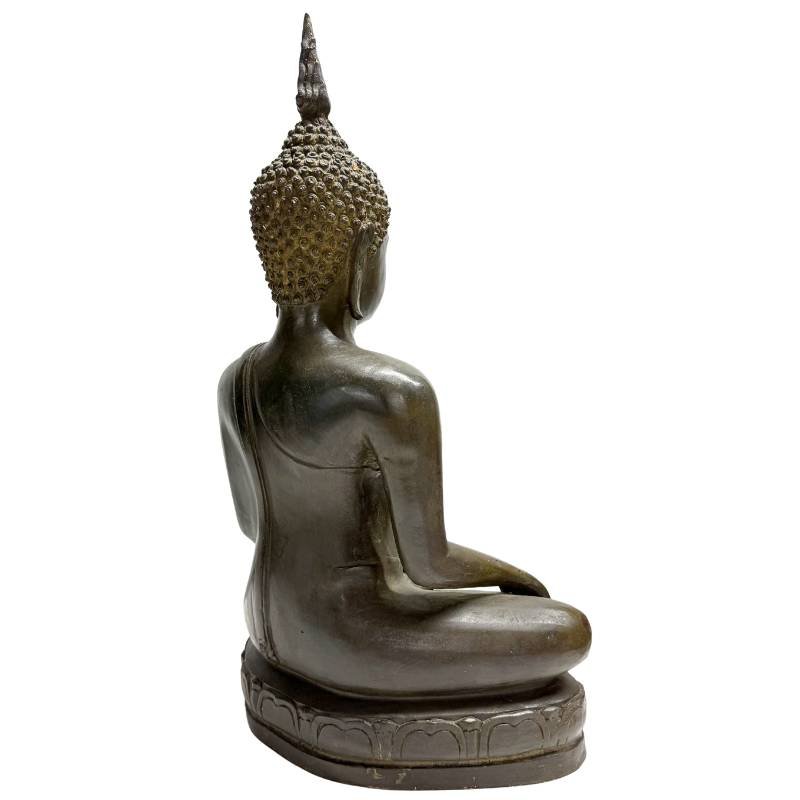 Thai Bronze Shakyamuni Buddha – Sukhothai, 19th Century-photo-4