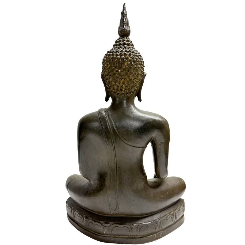 Thai Bronze Shakyamuni Buddha – Sukhothai, 19th Century-photo-1