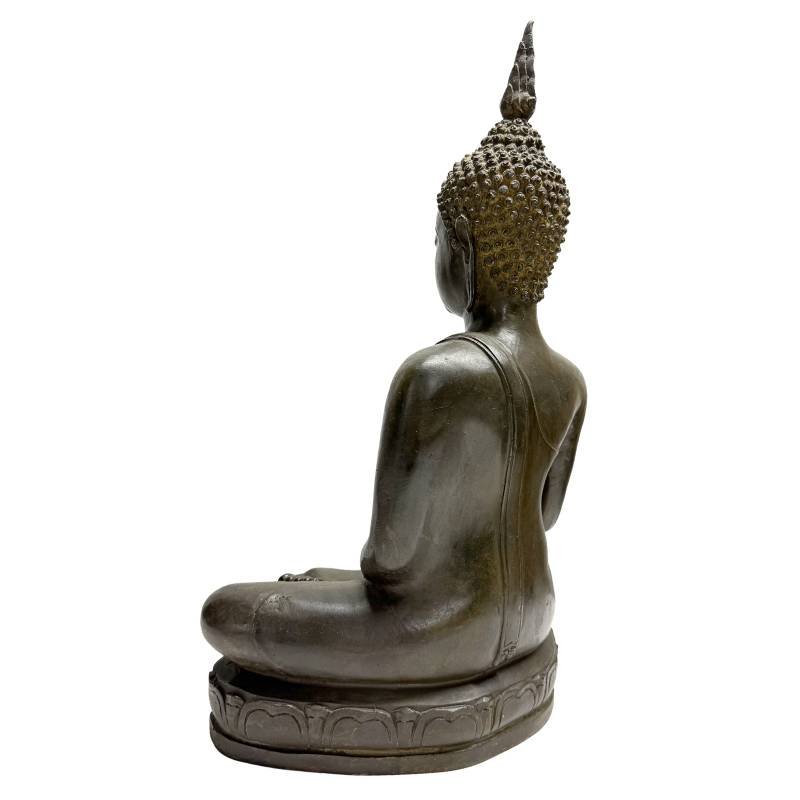 Thai Bronze Shakyamuni Buddha – Sukhothai, 19th Century-photo-2