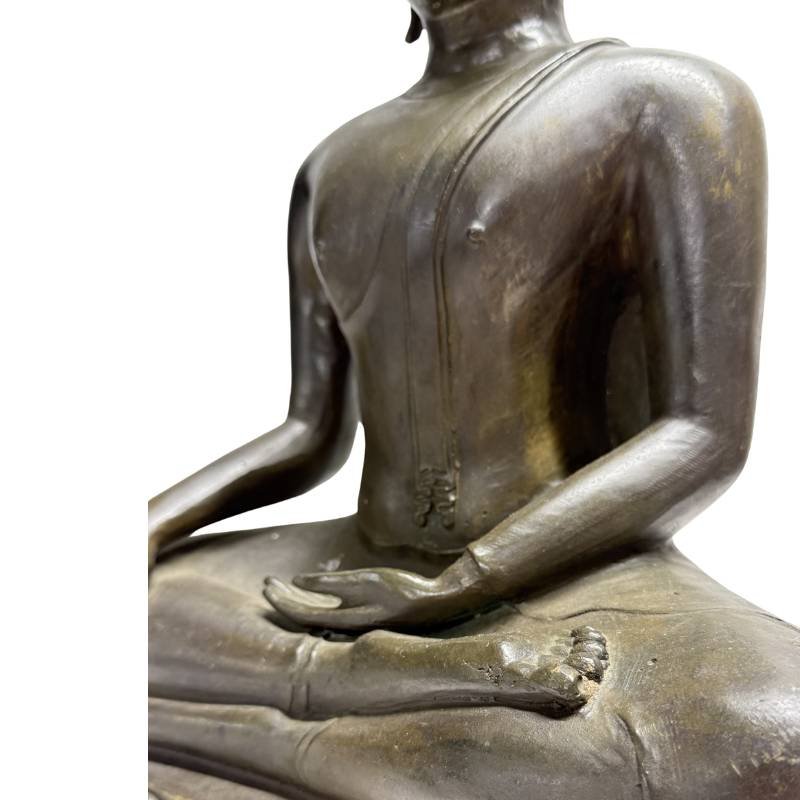 Thai Bronze Shakyamuni Buddha – Sukhothai, 19th Century-photo-6