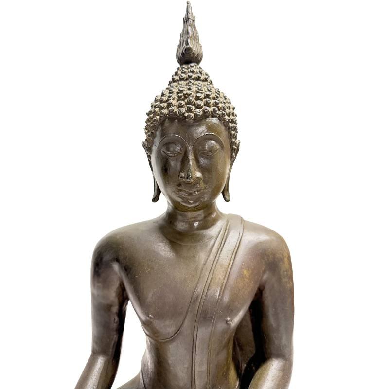 Thai Bronze Shakyamuni Buddha – Sukhothai, 19th Century-photo-7