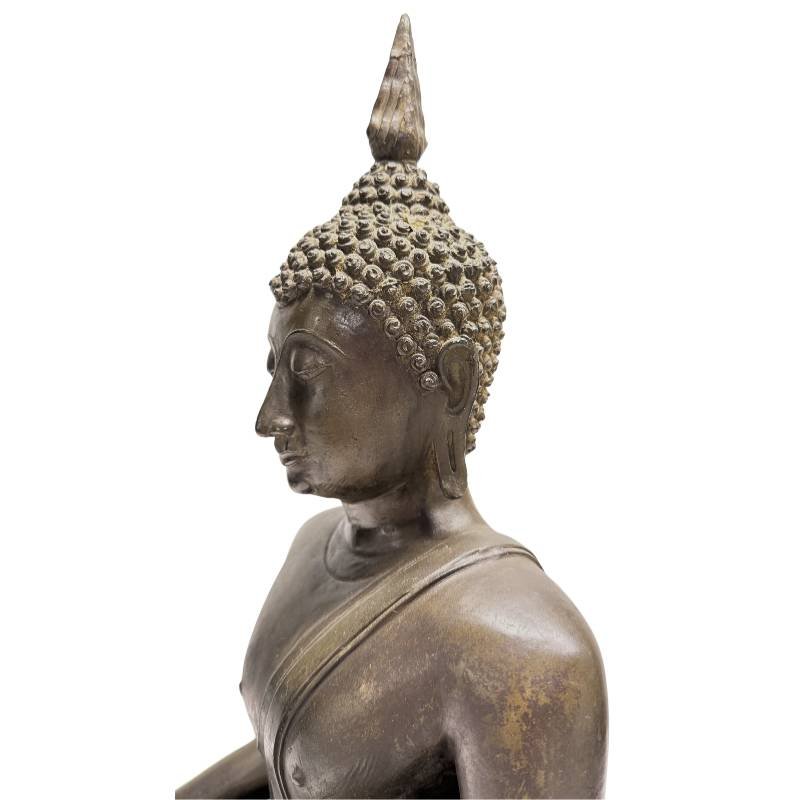 Thai Bronze Shakyamuni Buddha – Sukhothai, 19th Century-photo-8