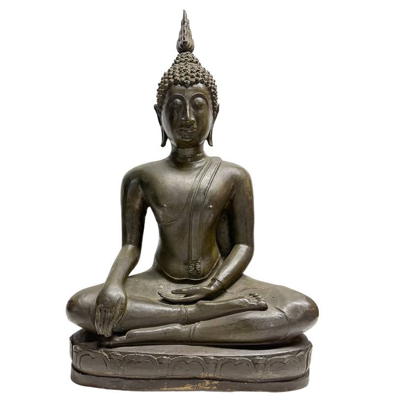 Thai Bronze Shakyamuni Buddha – Sukhothai, 19th Century