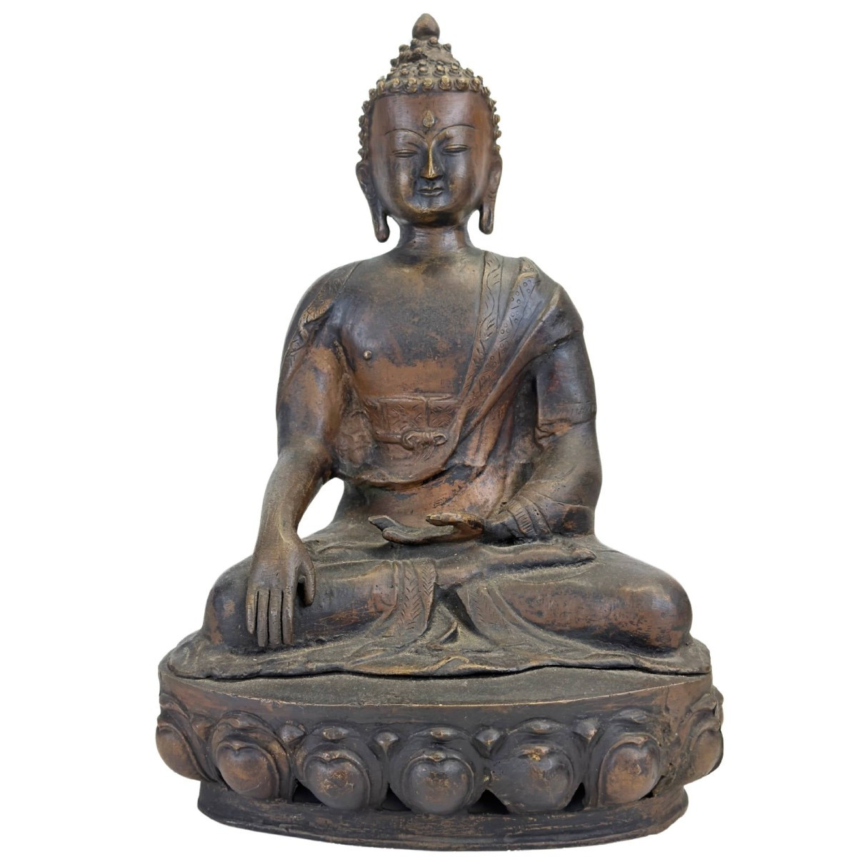Ladakhi Shakyamuni Buddha In Gilded Bronze – 18th Century