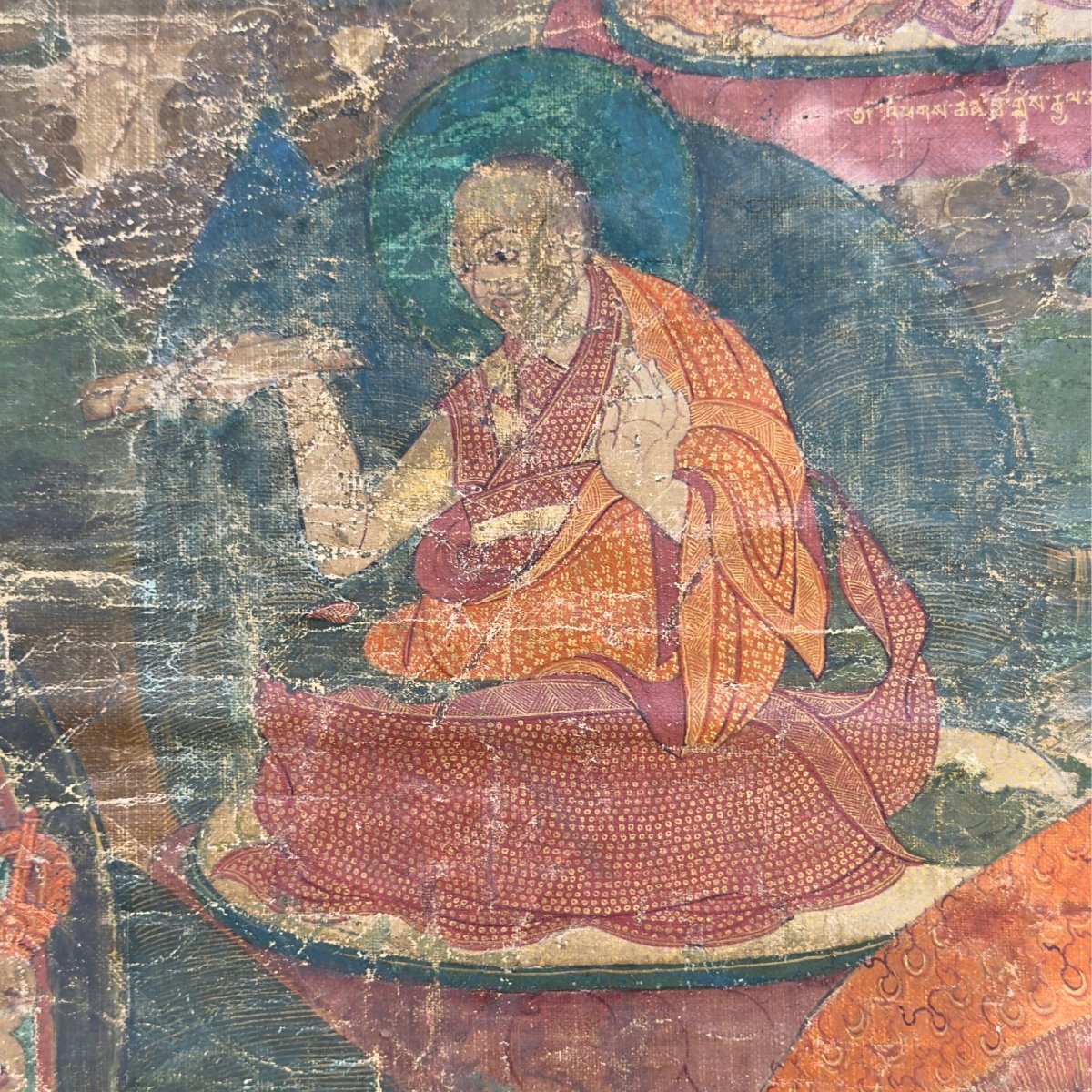Tibetan Thangka Of Hevajra—sakya Tradition, 15th Century-photo-2