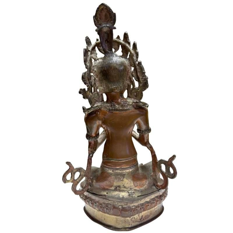 Bronze Tara From The Himalayas – Buddhist Tradition, 18th–19th Century-photo-4