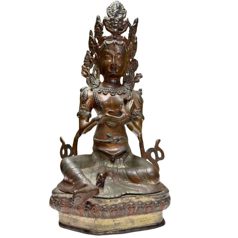 Bronze Tara From The Himalayas – Buddhist Tradition, 18th–19th Century