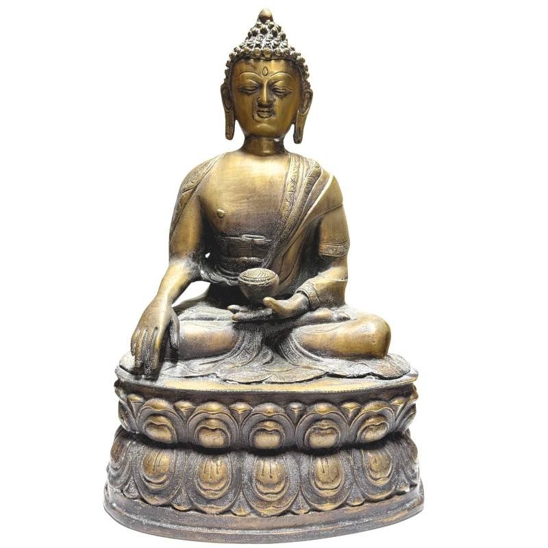 Nepalese Buddha In Gilded Bronze – Newar Art, 18th–early 19th Century