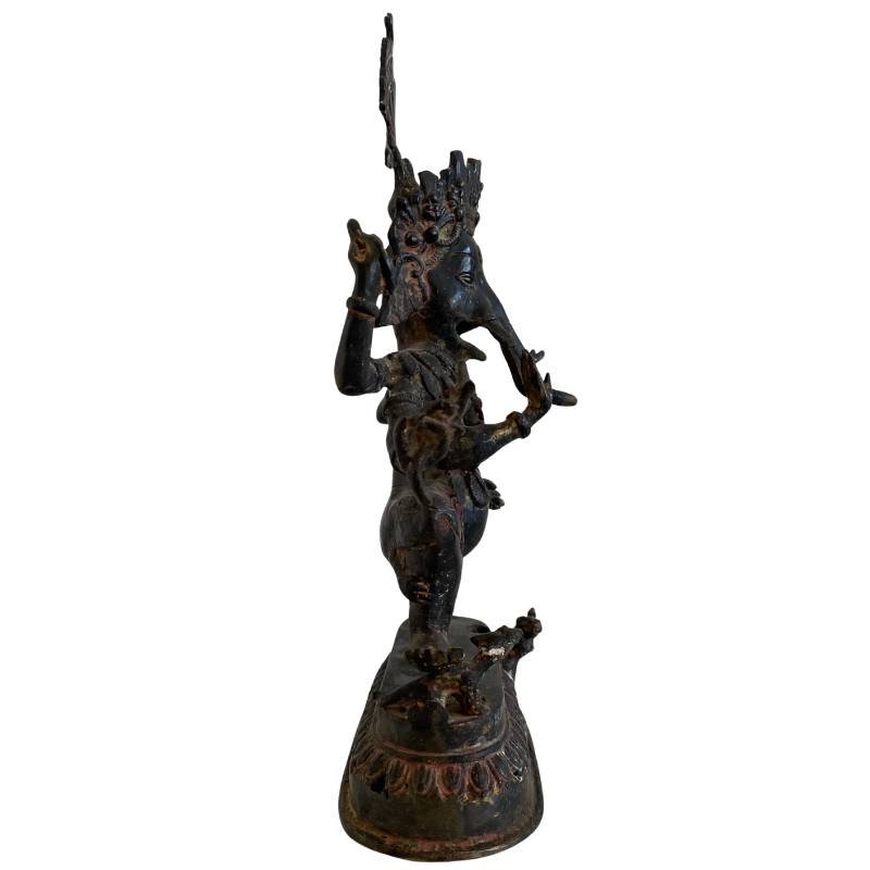 Dancing Ganesha In Bronze – Southeast Asia, 18th–19th Century-photo-3
