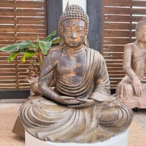 Japanese Temple Buddha Statue In Gilded Bronze – Meiji Period, Circa 1900