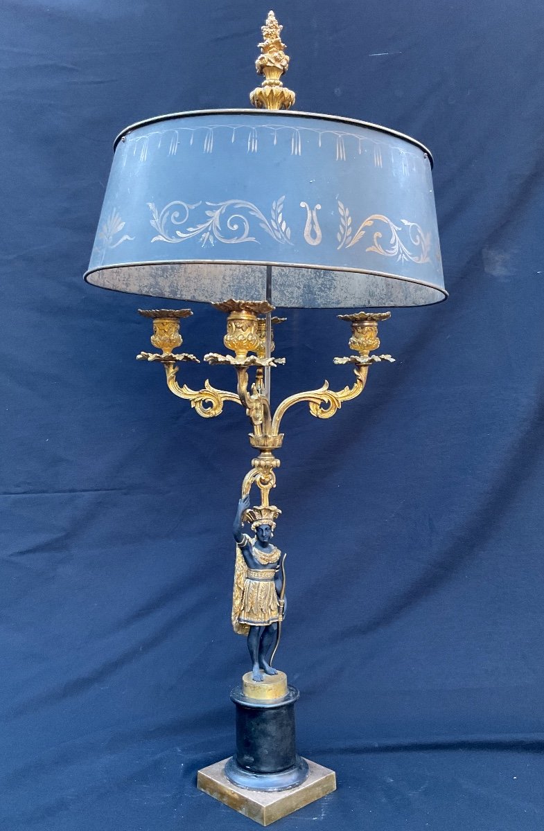 Bon Sauvage Gilded Bronze Hot Water Bottle Lamp -photo-2