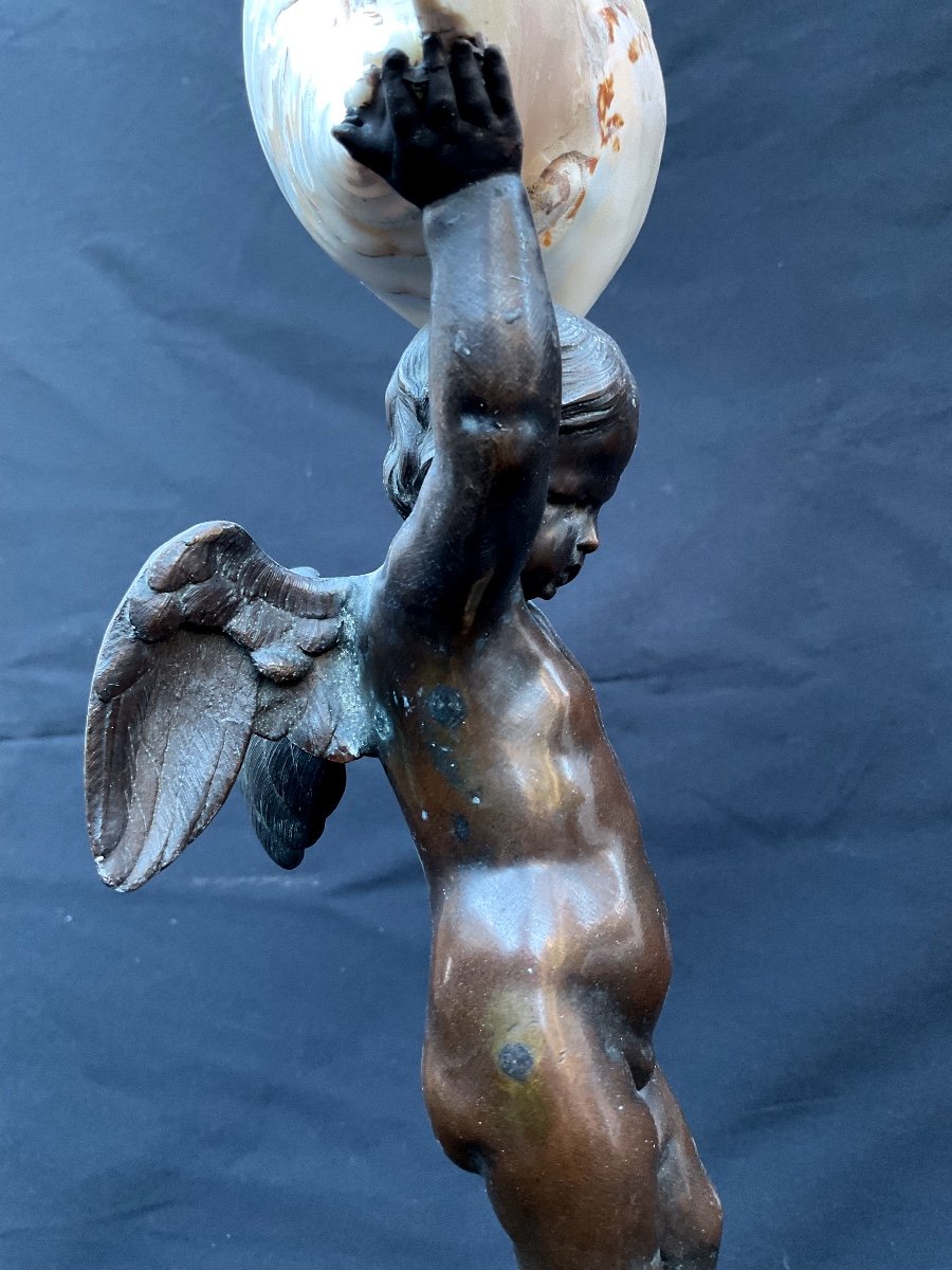 Cabinet De Curiosité Bronze Putti -photo-2