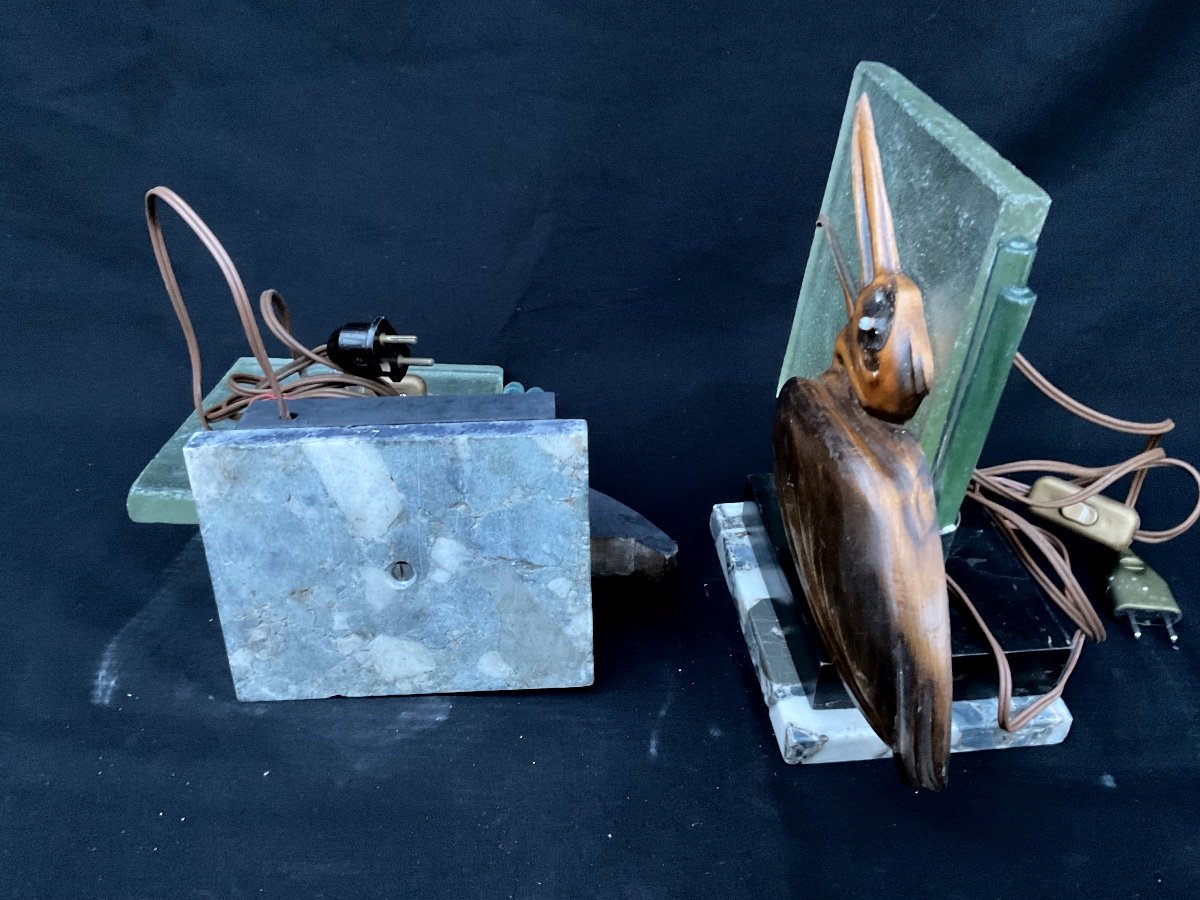 Pair Of Pelican Lamps -photo-6