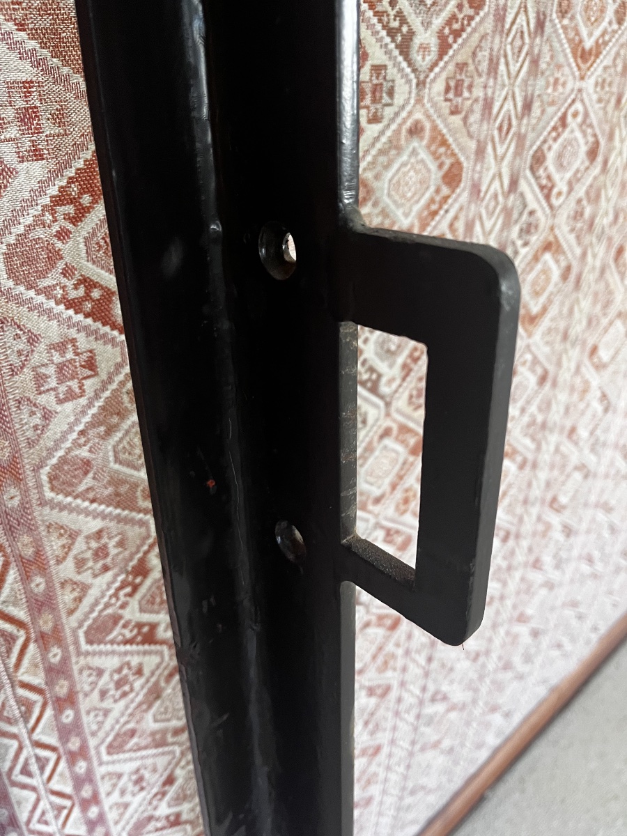 Porte grille fer forgé XVII-photo-2
