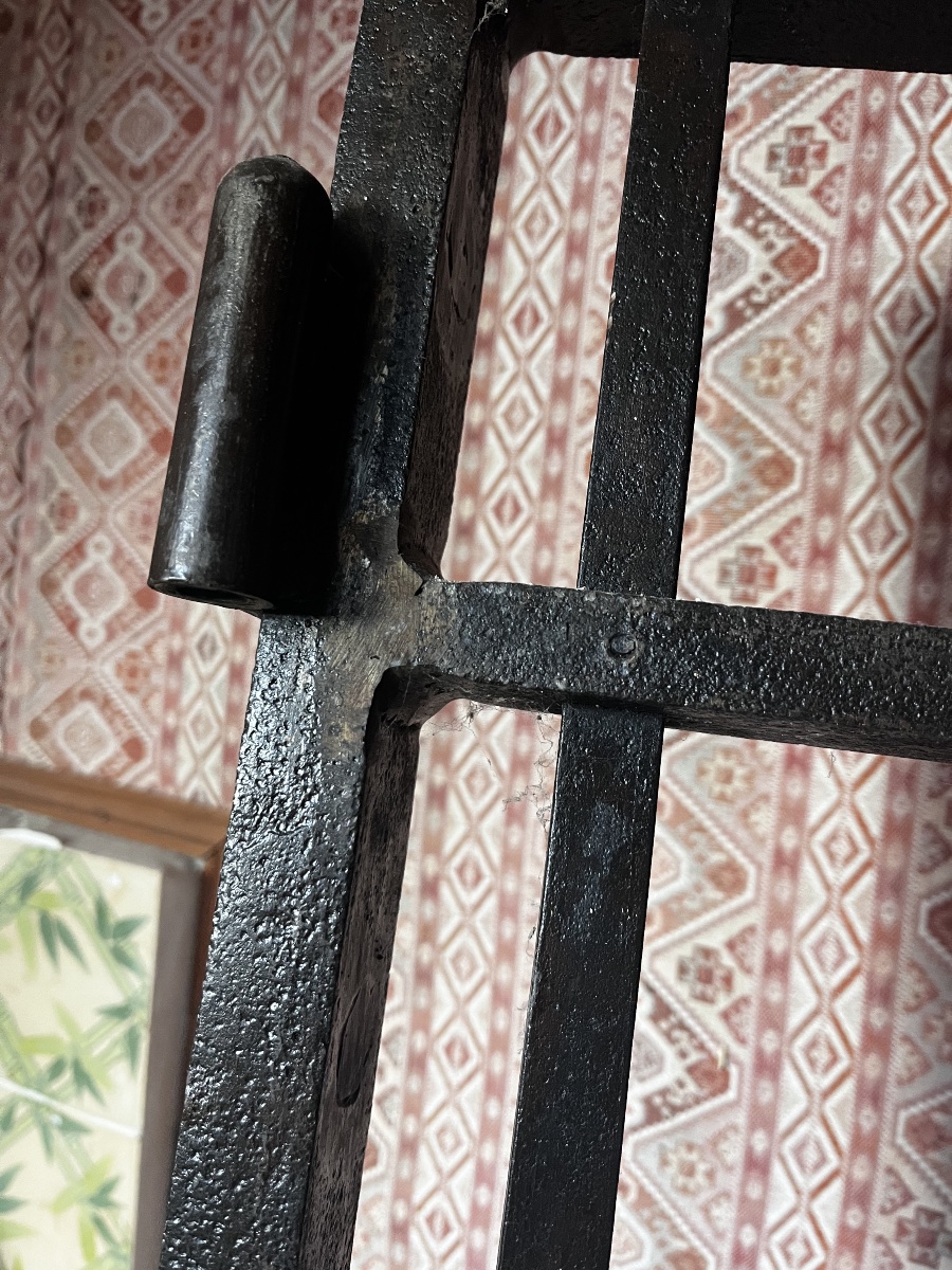 Porte grille fer forgé XVII-photo-5