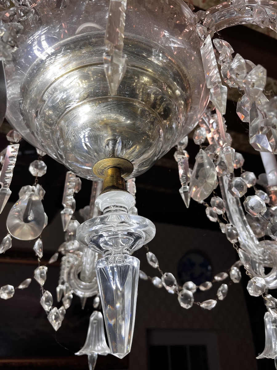Early 19th-century Bohemian Crystal Chandelier-photo-3