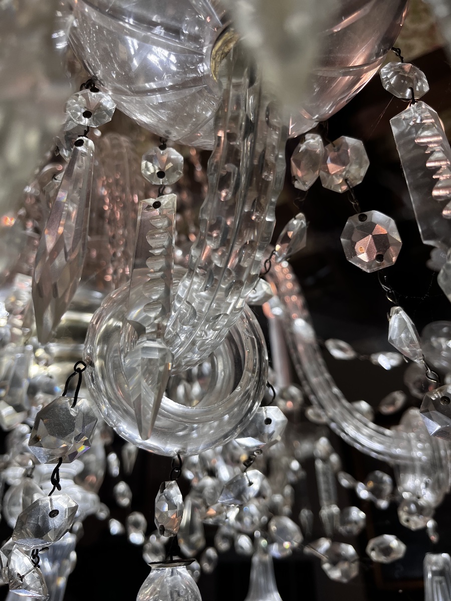 Early 19th-century Bohemian Crystal Chandelier-photo-2
