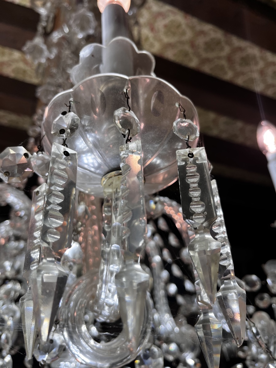 Early 19th-century Bohemian Crystal Chandelier-photo-5