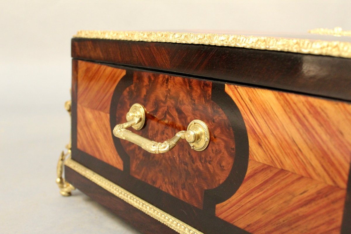 Large Writing Box Inlaid All Faces Napoleon III-photo-2