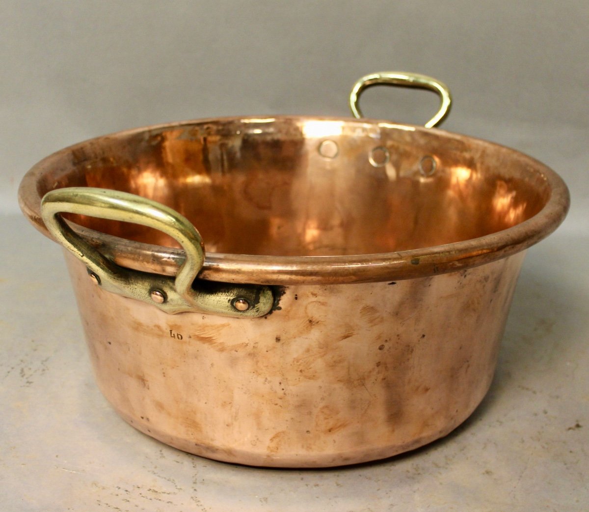 Fully Polished Copper Jam Pan-photo-2