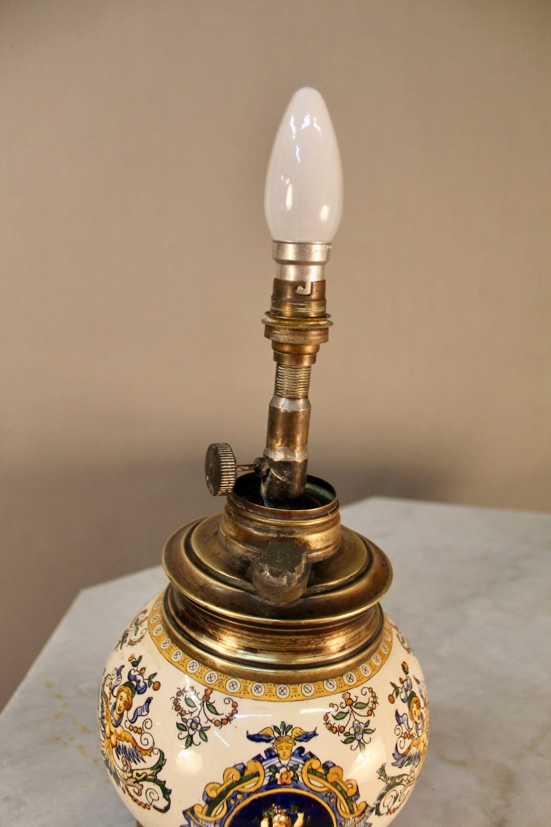 Lampe En Faience De Gien-photo-1
