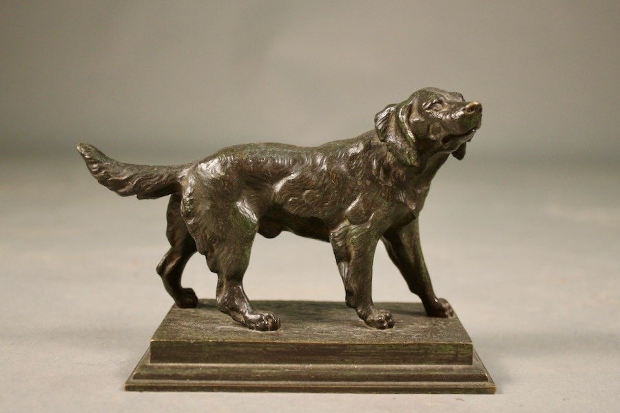 Nineteenth Bronze Hunting Dog