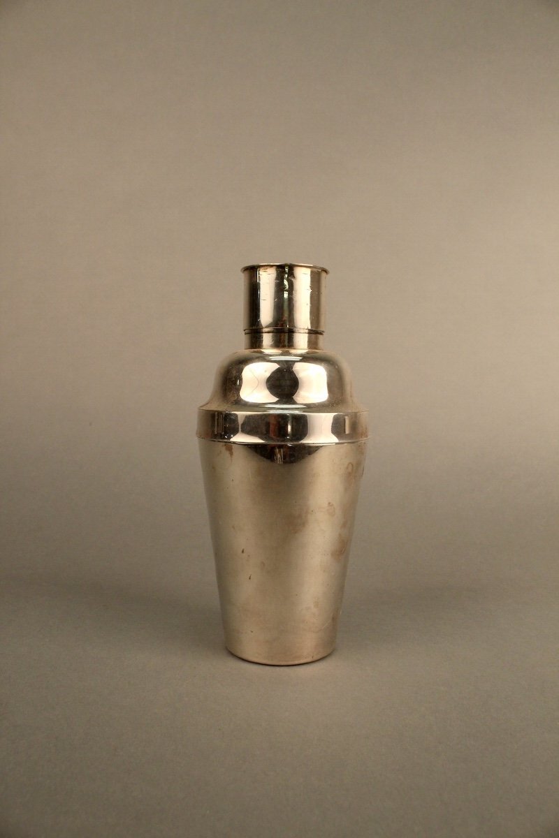 Silver Metal Cocktail Shaker Cailar Bayard-photo-2