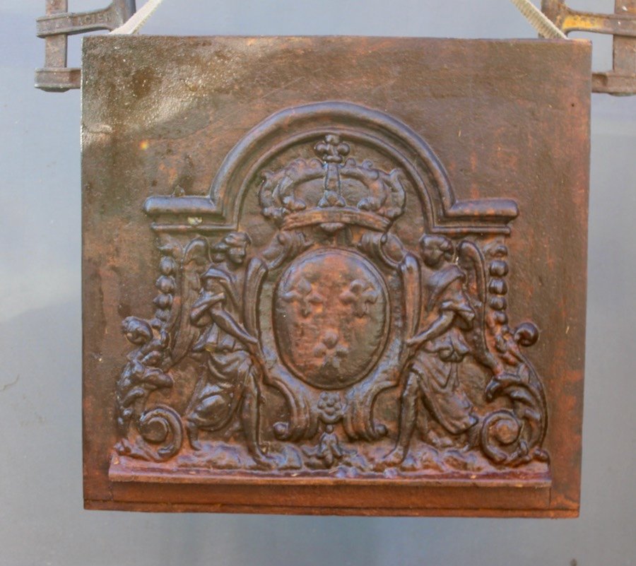 Renaissance Fireplace Plate With Ventilation Circuit-photo-4