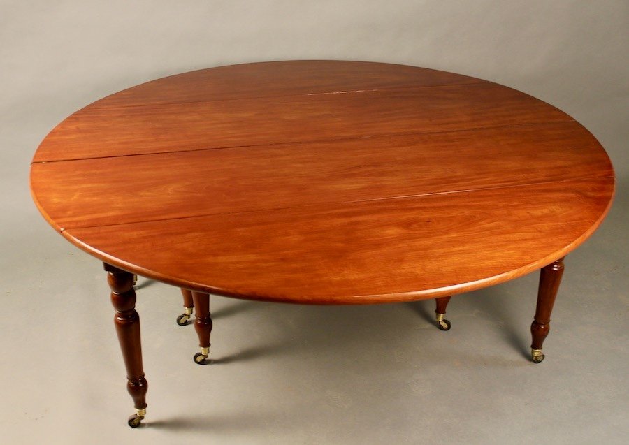 Jacob 8 Leg Banquet Table In Solid Mahogany 4m50-photo-2